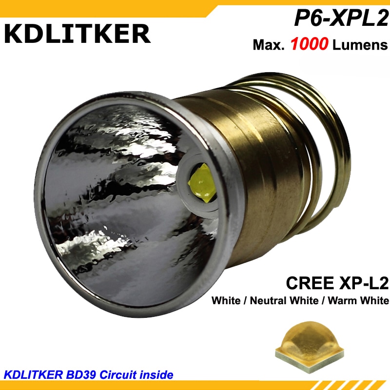 KDLITKER P6-XPL2HD Cree XP-L2   , 1000 ..